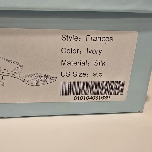 Bella Belle Frances Crystal Embellished Wedding Heels size 9.5 - Picture 9 of 9